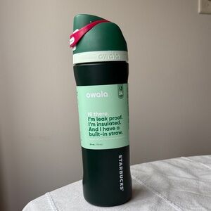 Owala  Starbucks collab Green Insulated Water Bottle